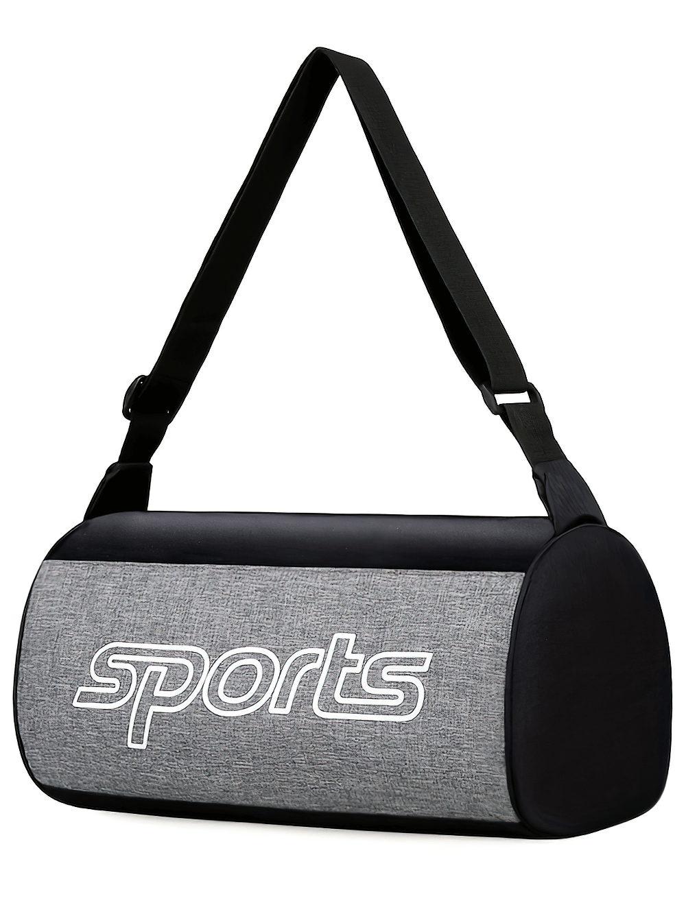 Colorblock shoulder bag SF2655 with letter pattern, perfect for sports and fitness, featuring adjustable strap for daily use.