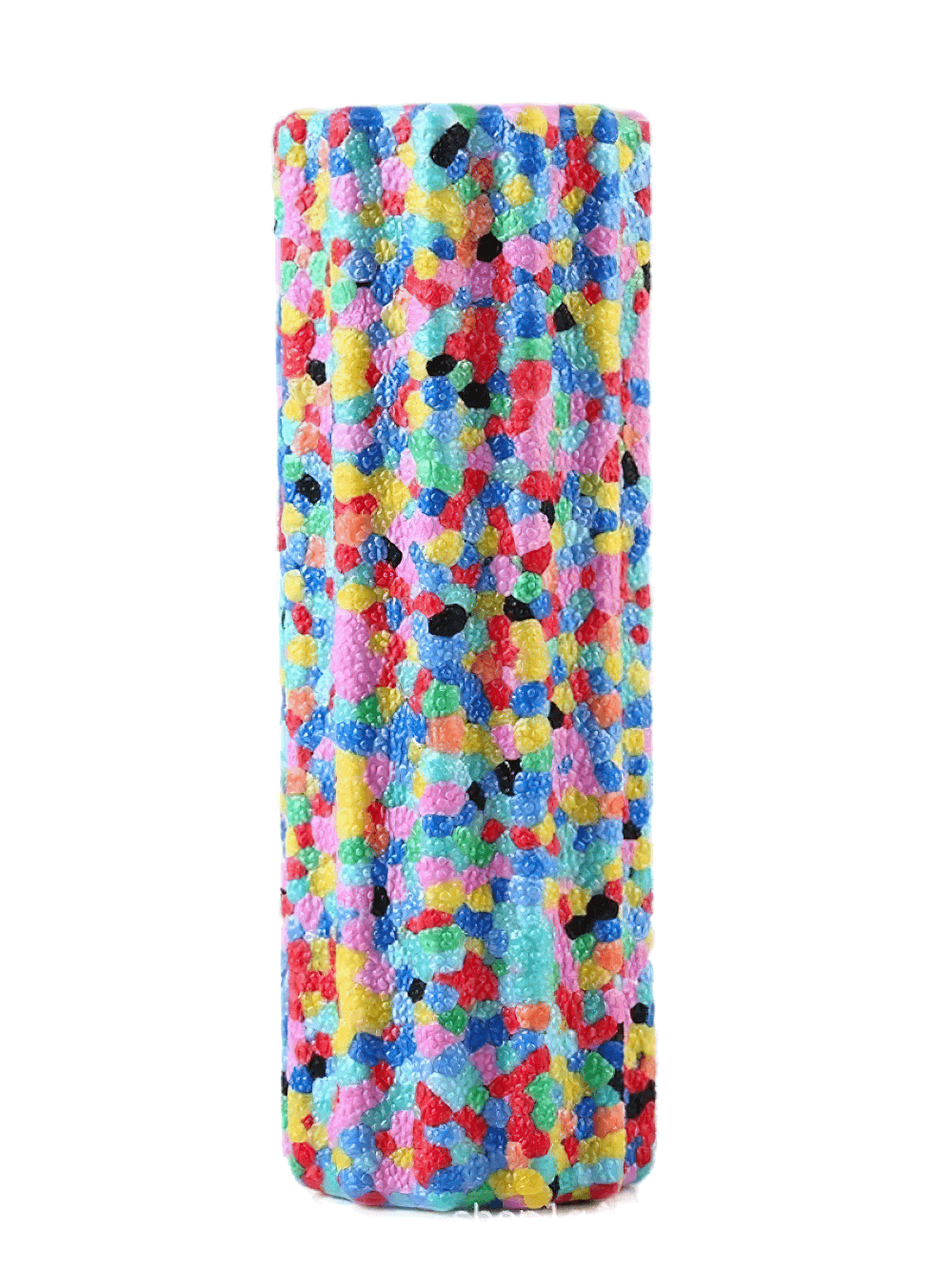 Colorful mini yoga foam roller SF3293, perfect for muscle massage and myofascial release, featuring a soft and durable texture.