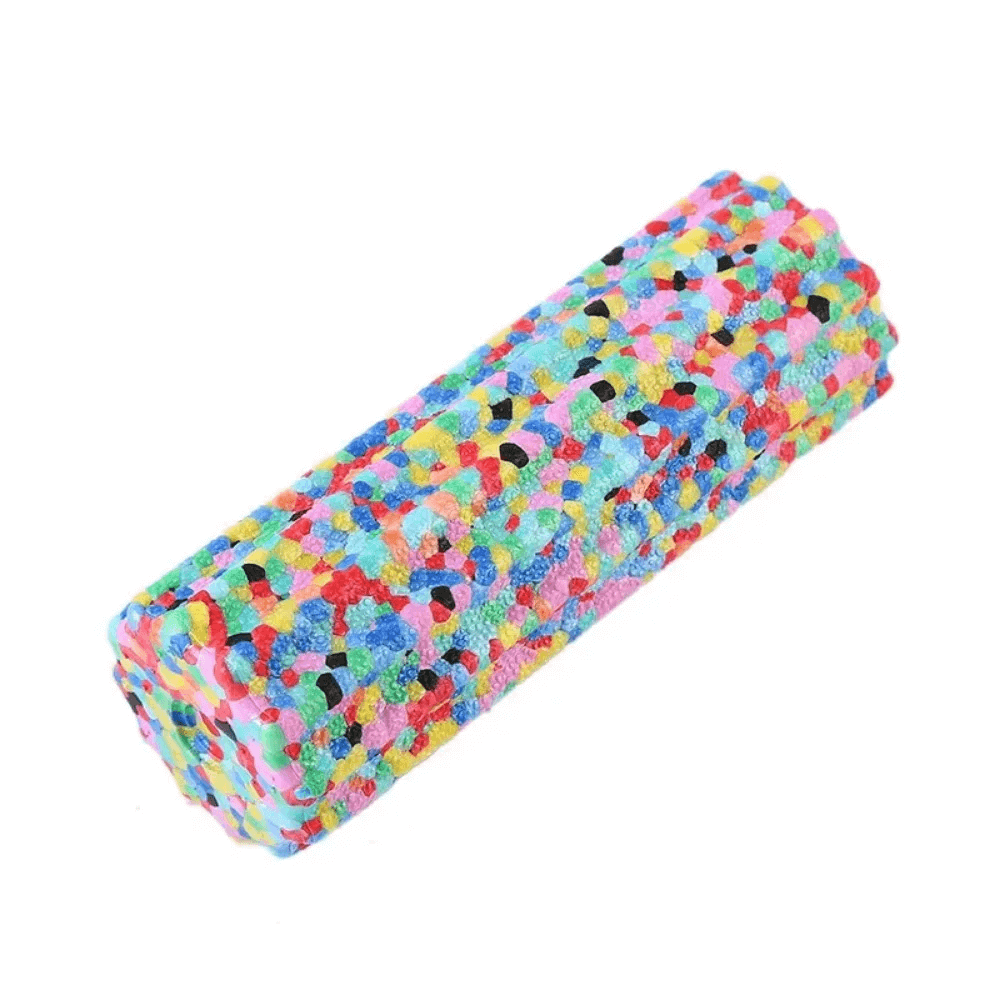 Colorful mini yoga foam roller for muscle massage, SF3293, ideal for Pilates and yoga, soft texture for effective myofascial release