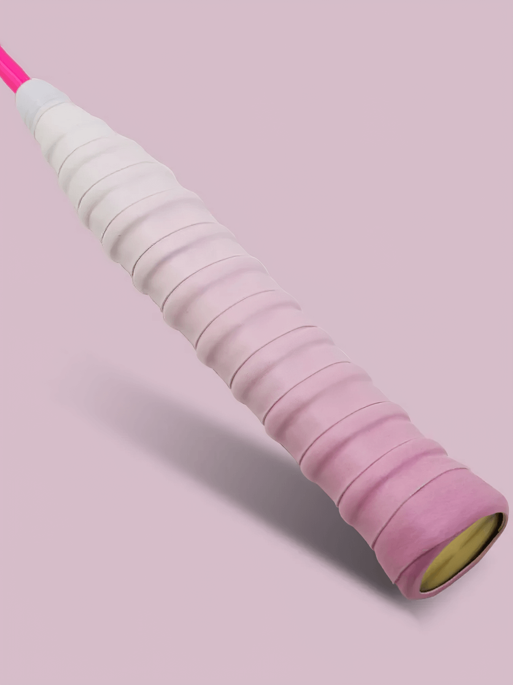 Colorful Racket Grip Wraps for Tennis and Badminton - SF3444 anti-slip pink tape on racket handle for enhanced control.