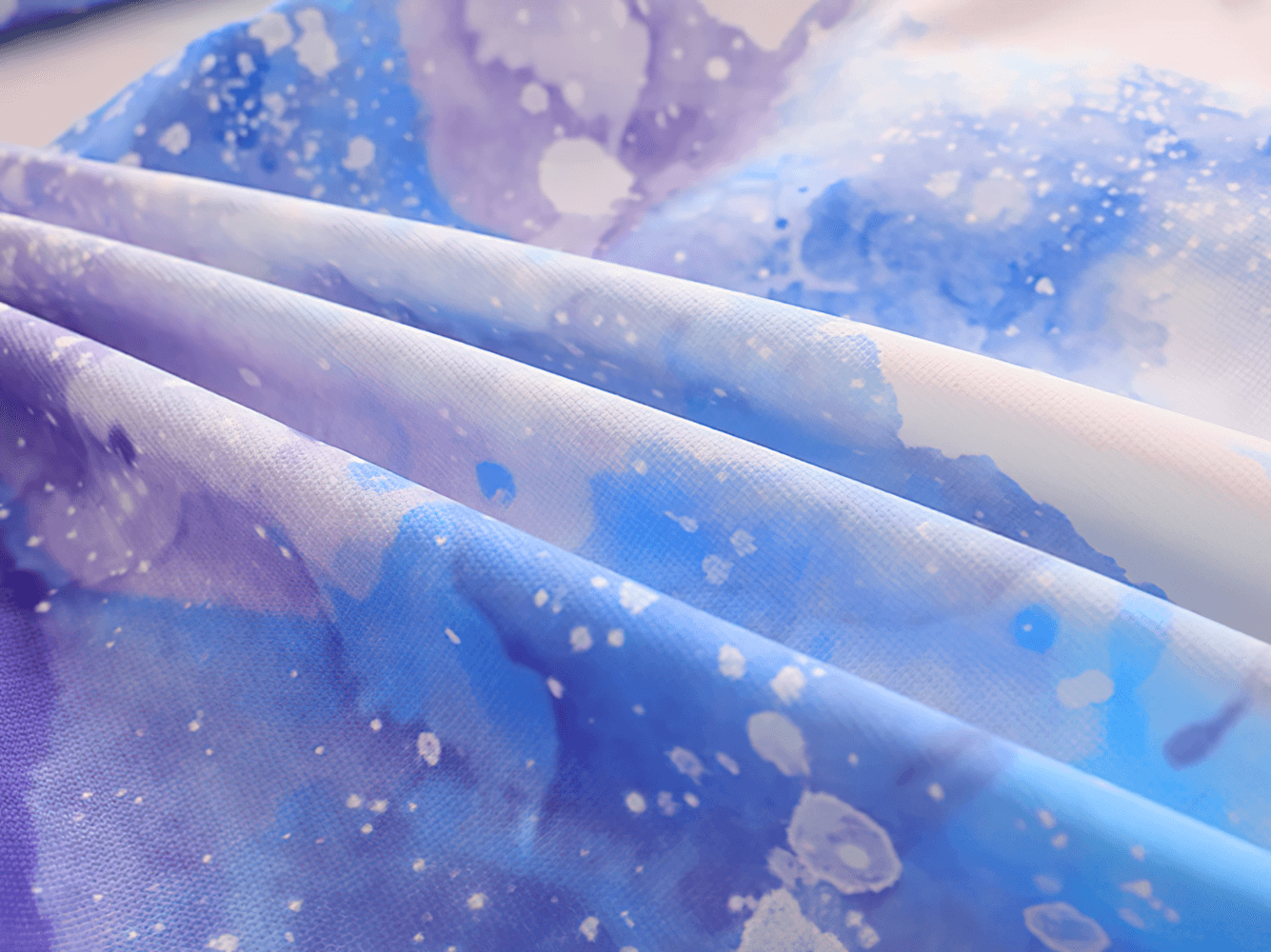 Close-up of colorful pattern on Colorful Windbreaker with Hood and Long Sleeves - SF3831 showing fabric texture and vibrant design.