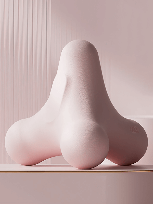 Sleek compact 3D massage ball for muscle relaxation, ideal for back, foot, and bicep massages. Ergonomic design fits body contours.