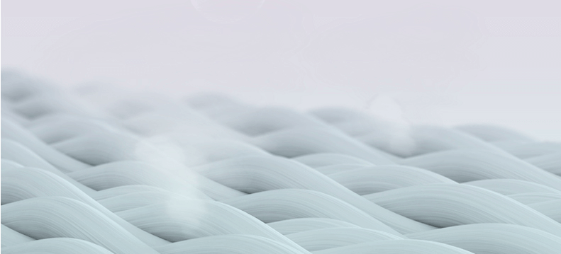 Close-up view of the soft and durable woven polyester fabric used in the Contrast Full-Zip Fleece Jacket for Skiing.