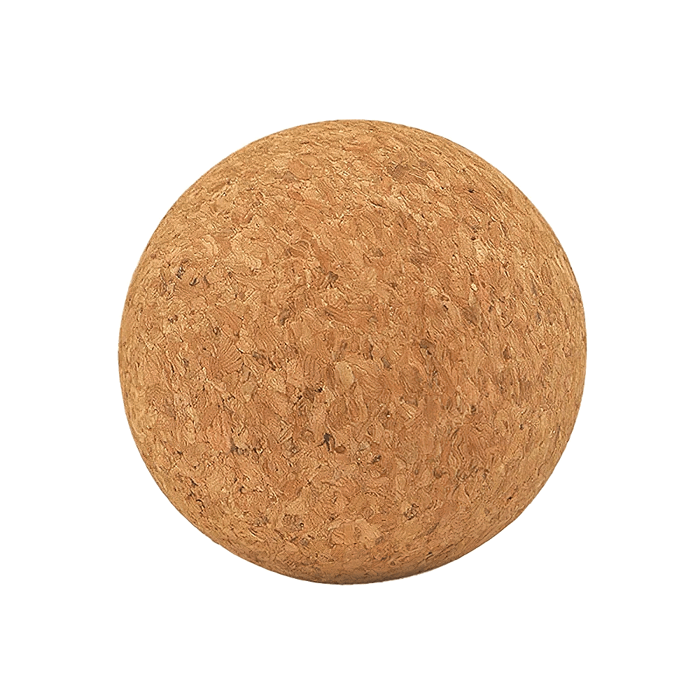 Cork massage ball for deep tissue massage, ideal for relieving muscle tension and targeting fascia trigger points. SF3251.