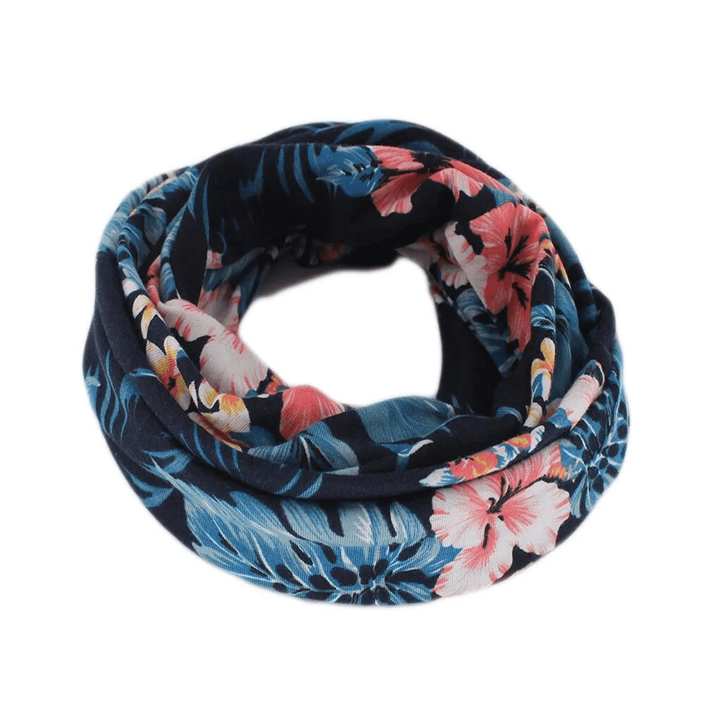 Warmer Tanzmütze-Schal aus Baumwolle mit Aufdruck für Mädchen – SF1727 