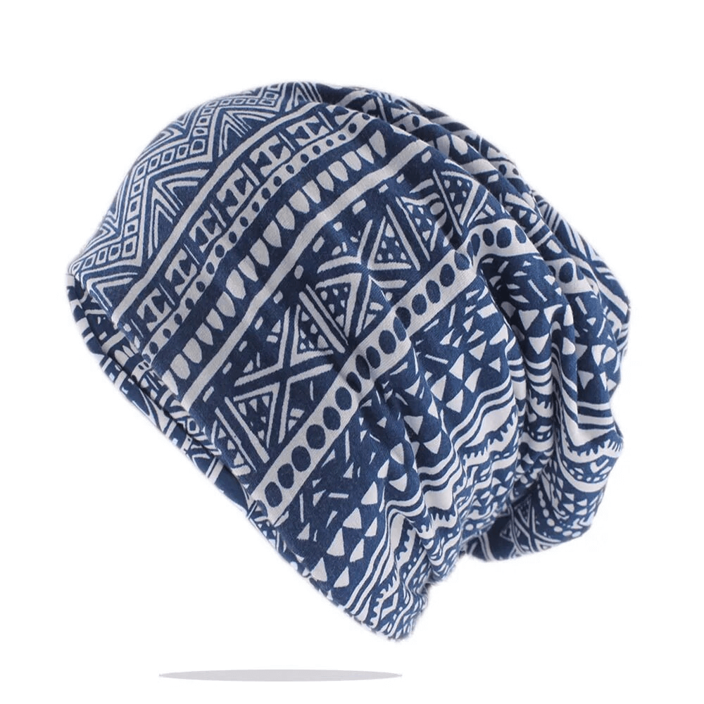 Cotton warm dance hat scarf for girls with stylish prints, ideal for casual occasions and keeping warm.