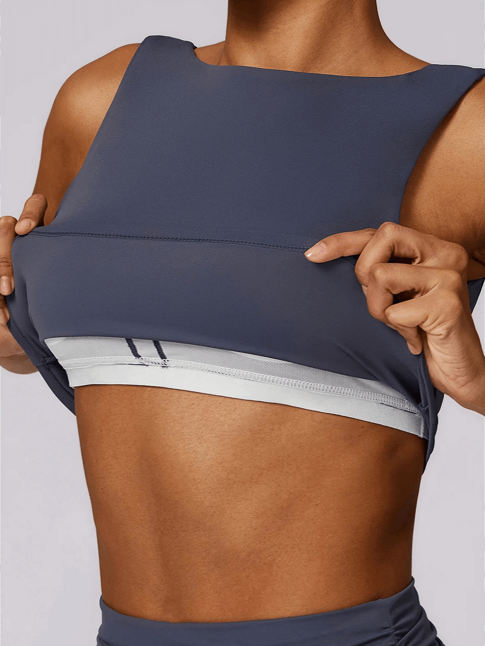 Crop Top and High-Waist Flare Leggings - SF4378