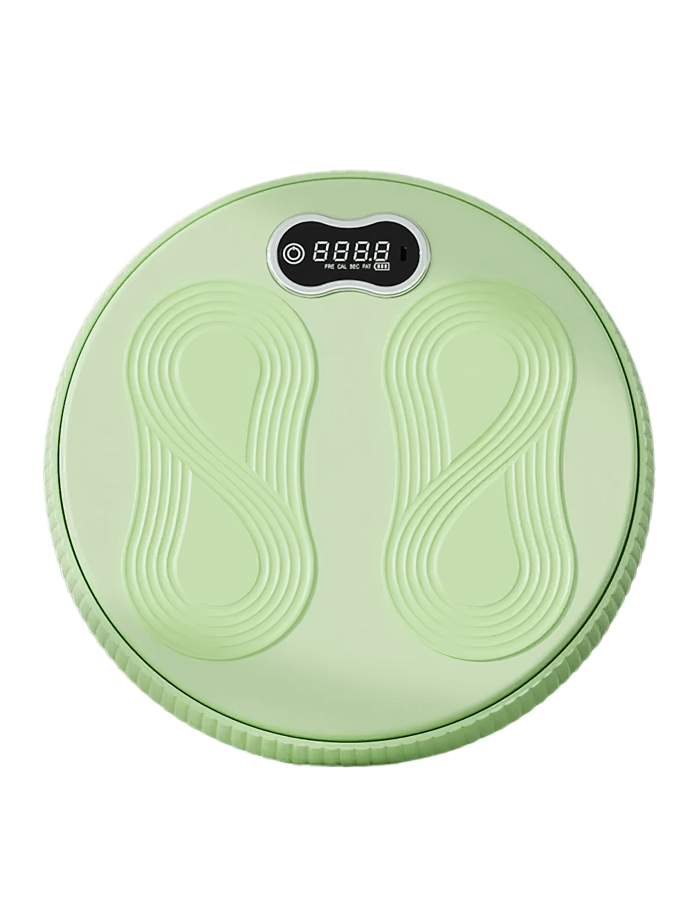 Digital Rotating Waist Trainer with LCD Display - SF3496, green twist board for core strengthening with built-in display