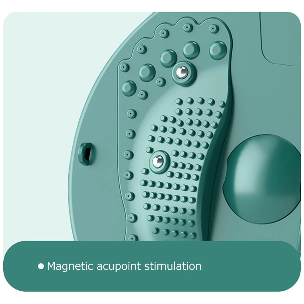 Close-up of Digital Rotating Waist Twister Board for Fitness - SF3498 with magnetic acupoint stimulation feature.