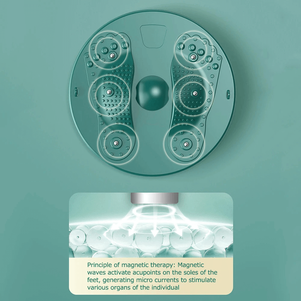 Digital Rotating Waist Twister Board for Fitness - SF3498 showcasing magnetic therapy and balance features.