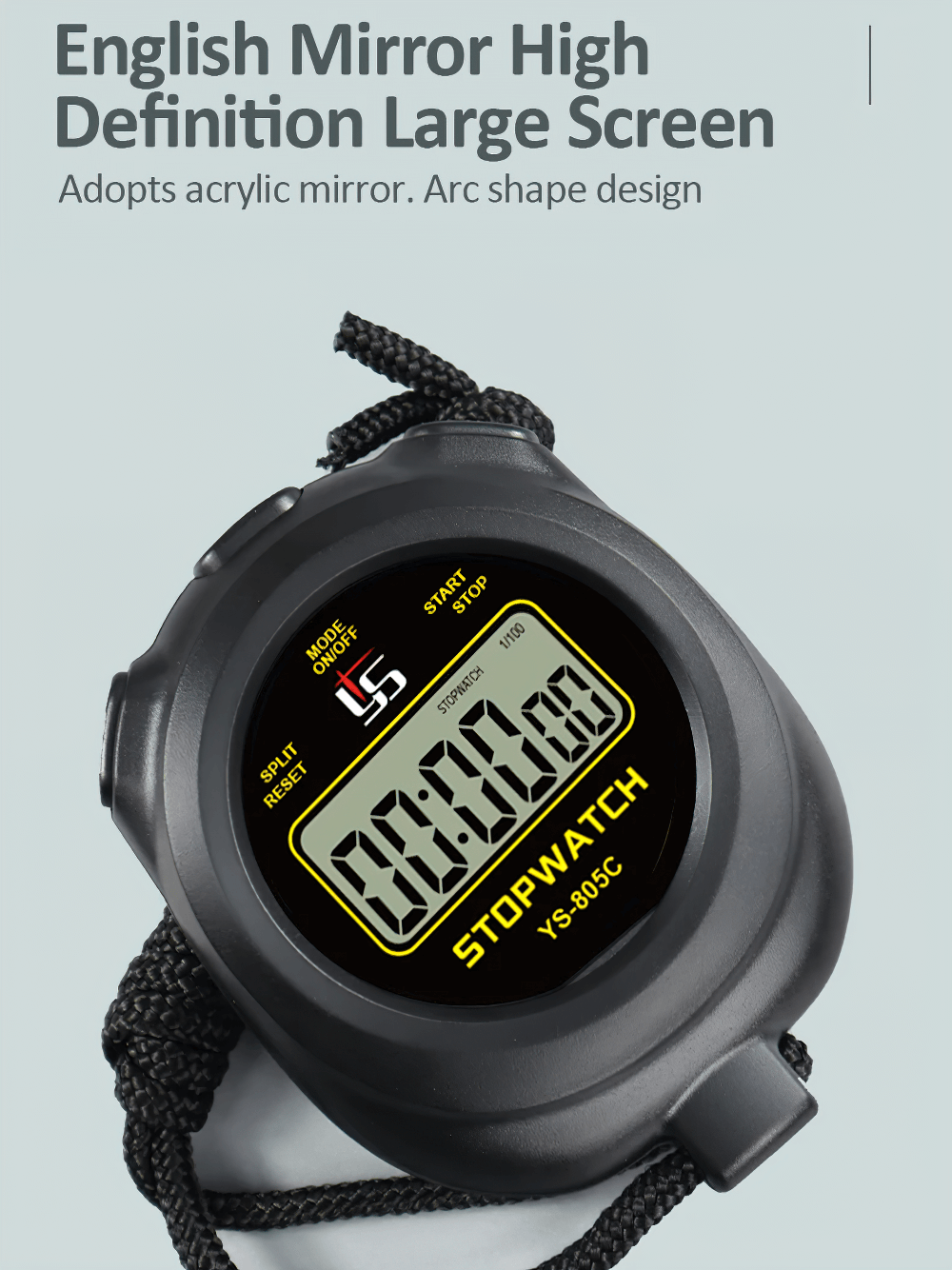 Digital Sport Stopwatch Timer with Countdown - SF3471, featuring a large high-definition screen and durable build for professional training.