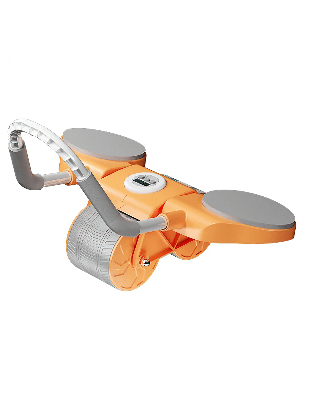 Digital timed abdominal roller SF3265 with elbow support and knee pads, featuring automatic rebound tech for core workouts.