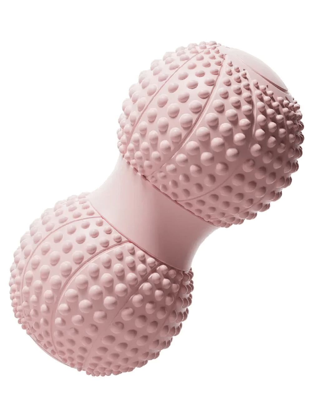 Dual-sided massage roller with textured design for muscle relaxation, promoting circulation and stress relief for back, arm, and foot therapy.