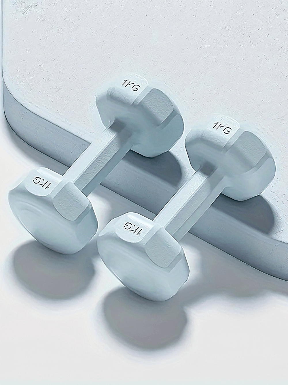 Dumbbell Set - 2-Pack 4.4lb Weights for Strength Training and Yoga, Ideal for Home Workouts and Gym. Compact and Durable Design.