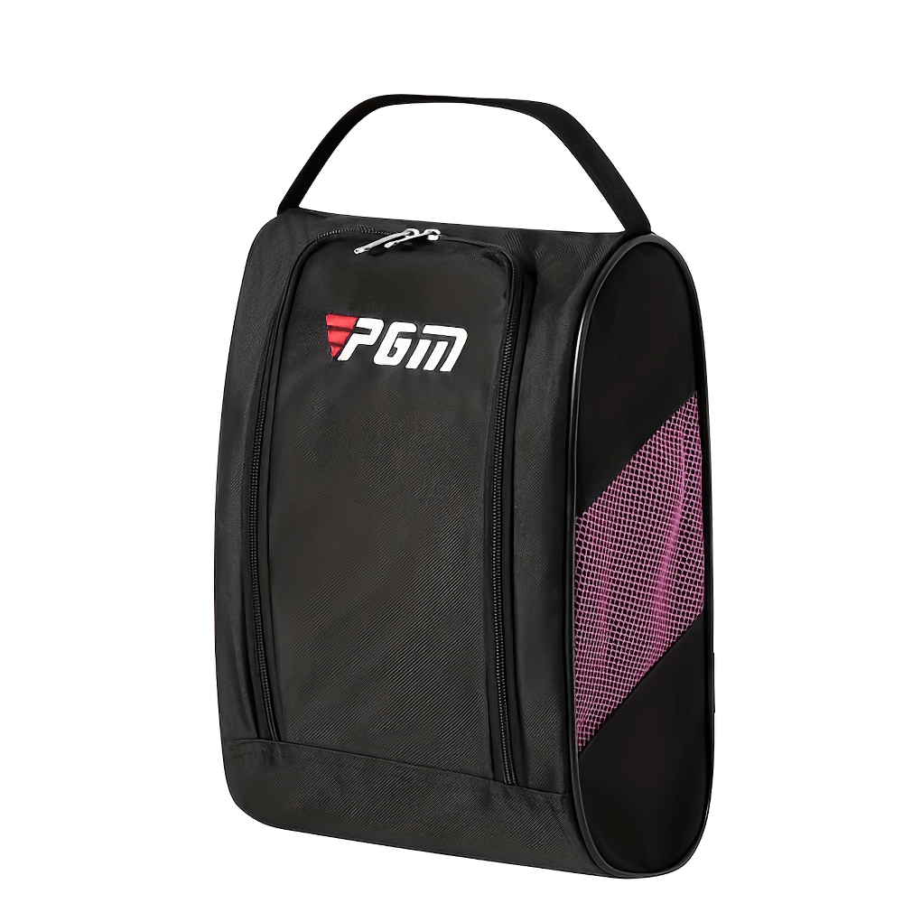 Durable Golf Shoe Bag with Ventilation and Zipper - SF2673