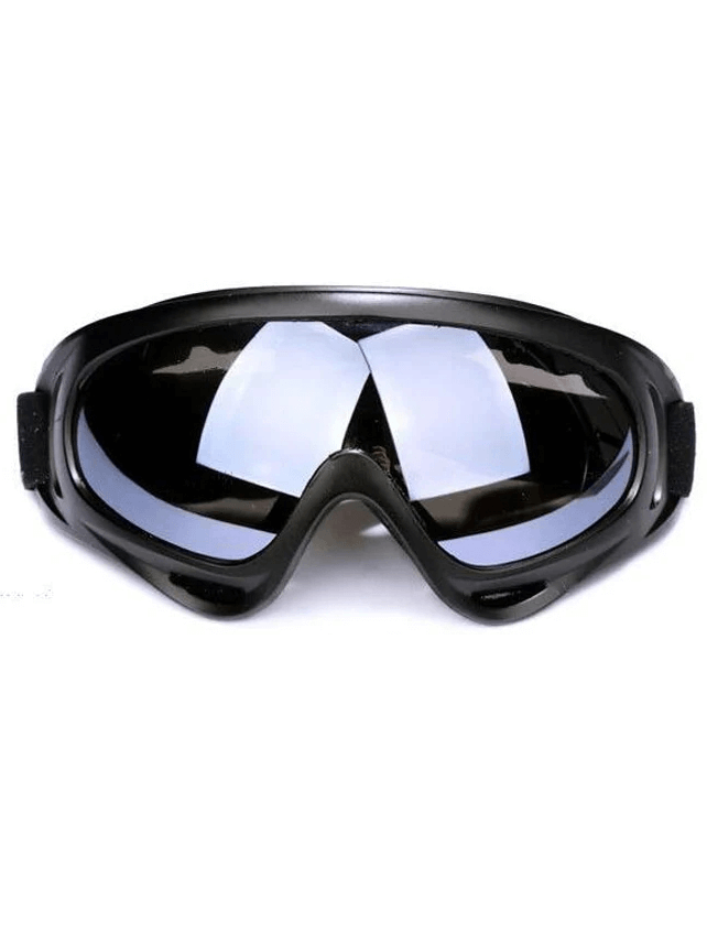 Durable ski goggles with reflective lenses and UV400 protection, featuring an adjustable strap for secure fit. Model SF2212.