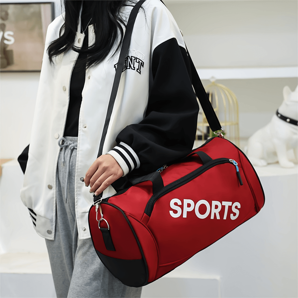 Durable Sports Duffel Bag with Secure Zipper - SF2659