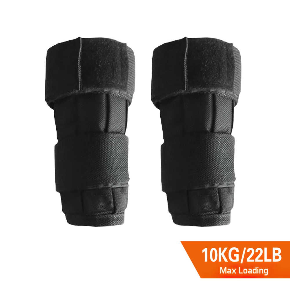 Durable 10kg adjustable ankle and wrist weights, perfect for enhancing strength training with secure straps and Oxford fabric.