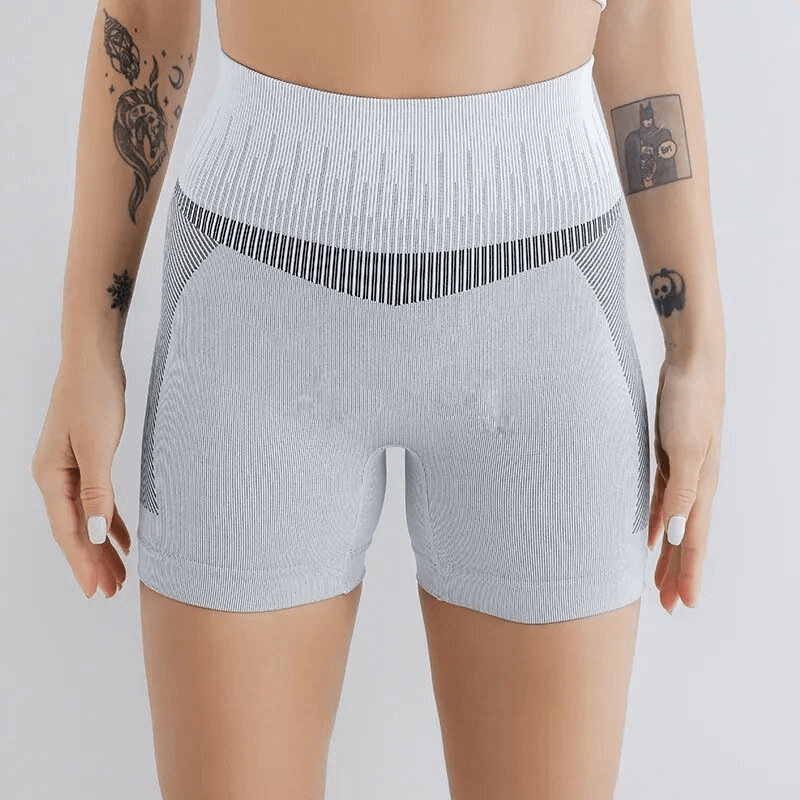 Elastic Breathable Women's High-Waisted Shorts - SF1614