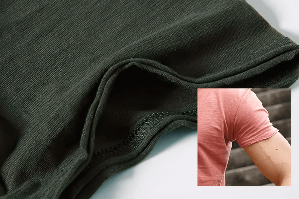 Close-up of Elastic Men's Sport T-Shirt SF2530, showing soft cotton fabric with o-neck and short sleeve design for casual wear.