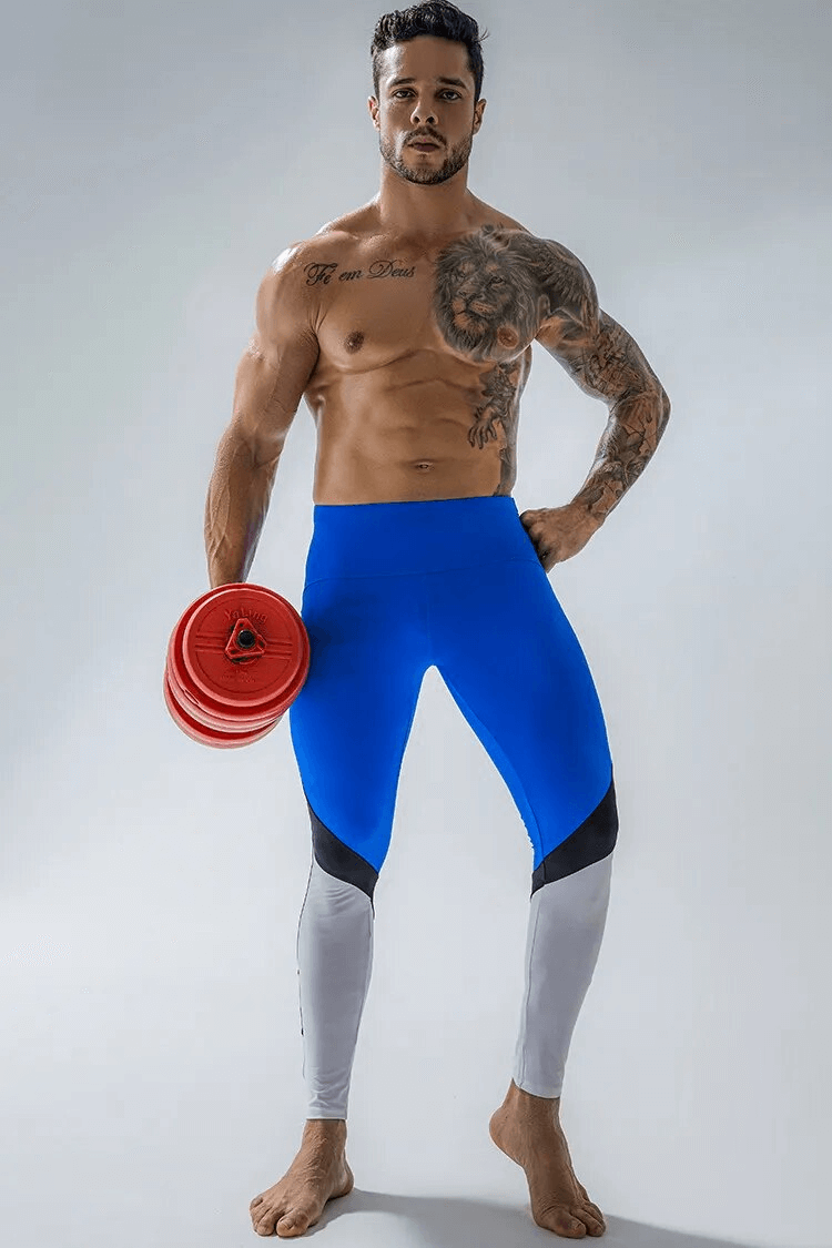 Elastische, schnell trocknende Sport-Herren-Leggings für das Training – SF1570 