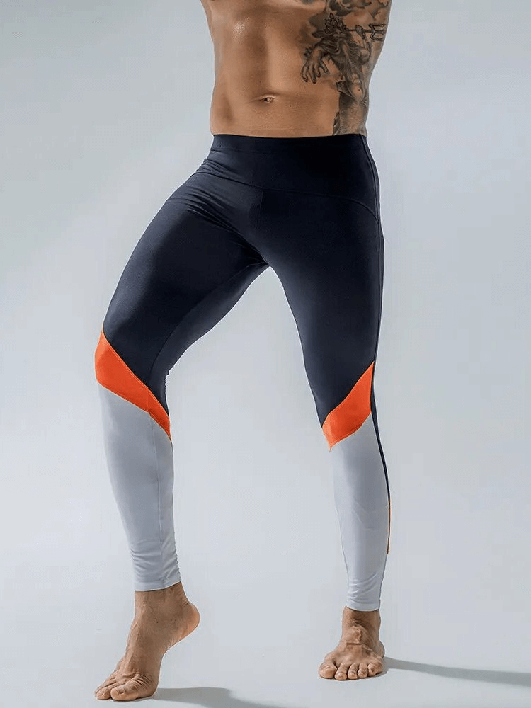 Elastische, schnell trocknende Sport-Herren-Leggings für das Training – SF1570 