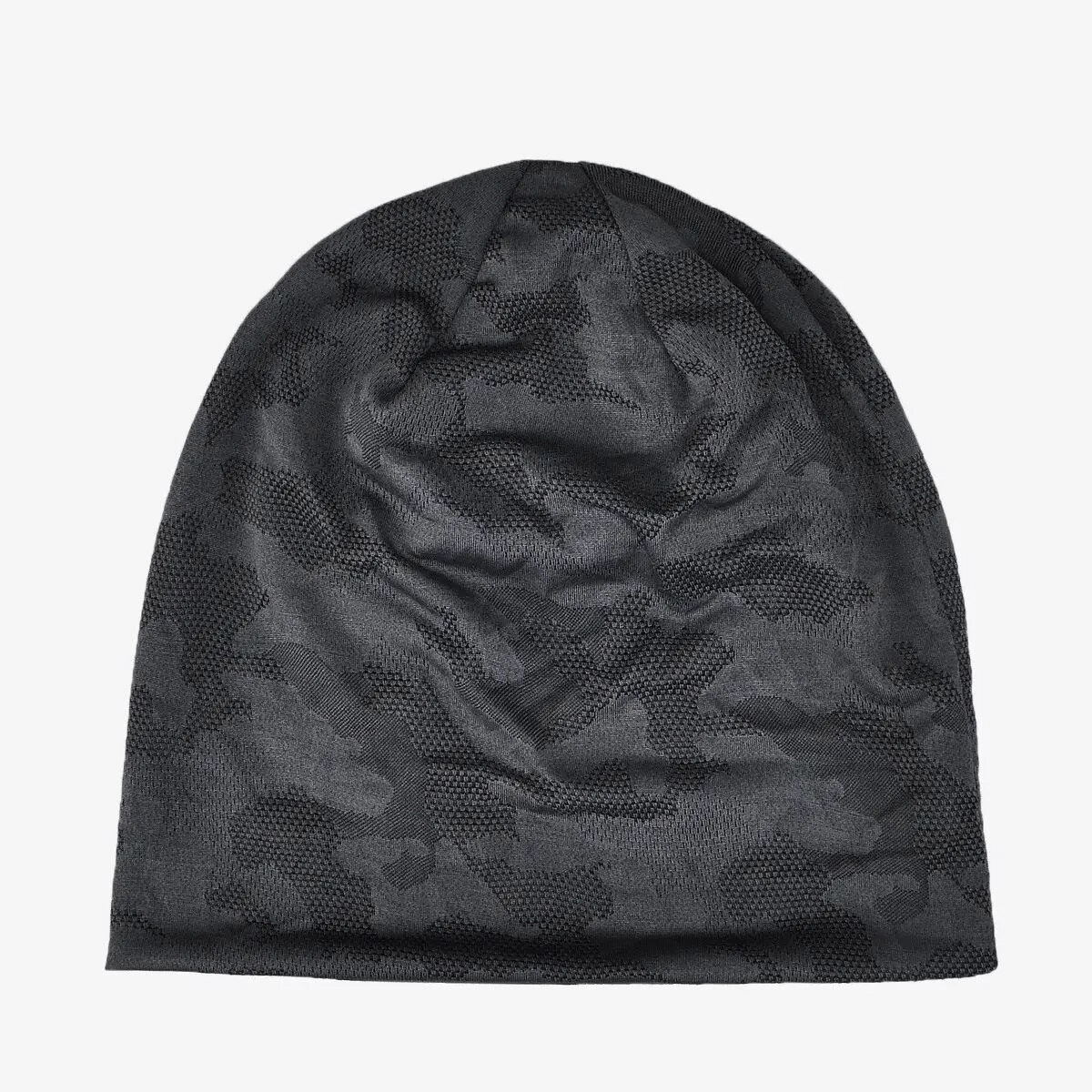 Elastic soft baggy beanie SF1679 in geometric pattern, unisex design offering sun protection, perfect for men and women