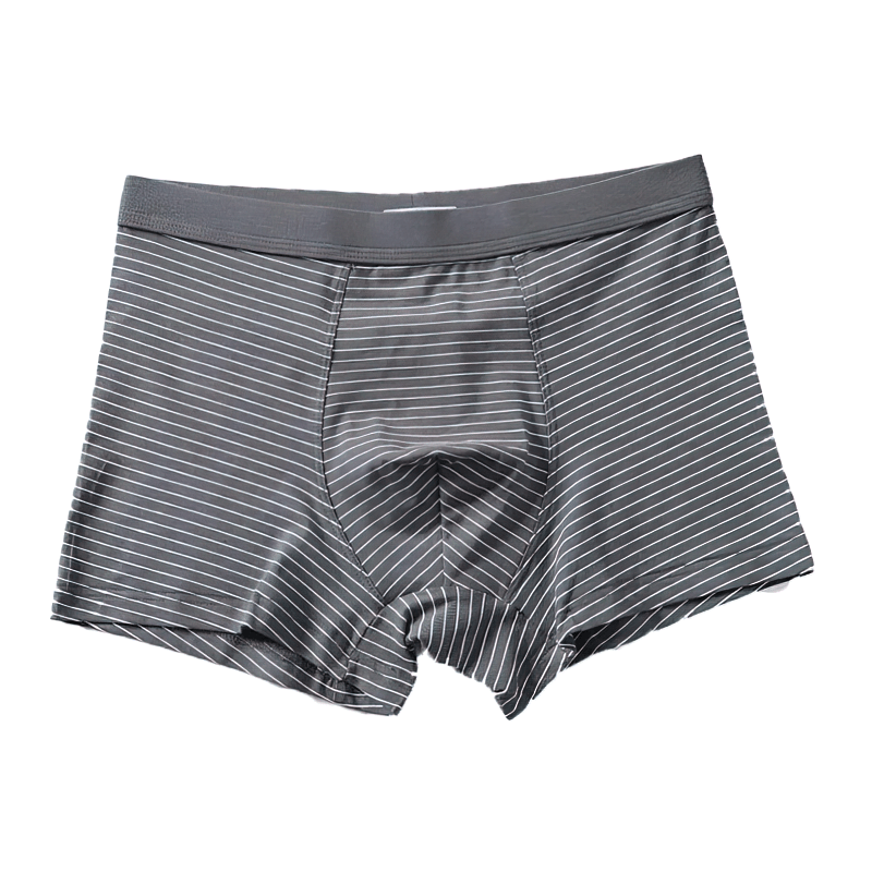 Elastic Soft Men's Boxers SF1330 in solid pattern, breathable and moisture-wicking for comfort and everyday wear.