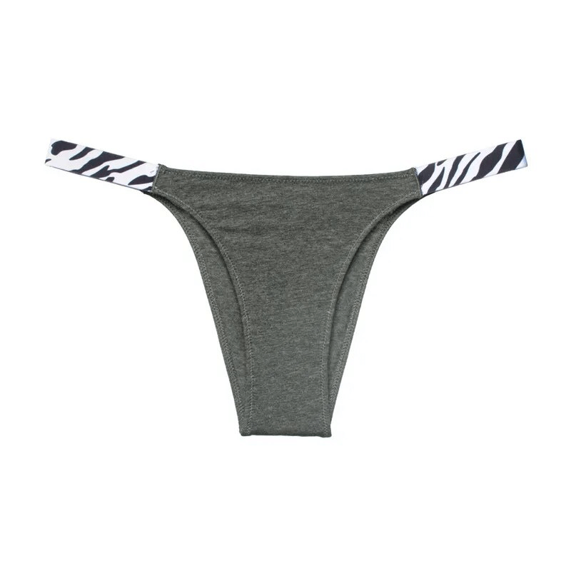 Elastic Stylish Women's Thongs with Side Print / Underwear - SF1605