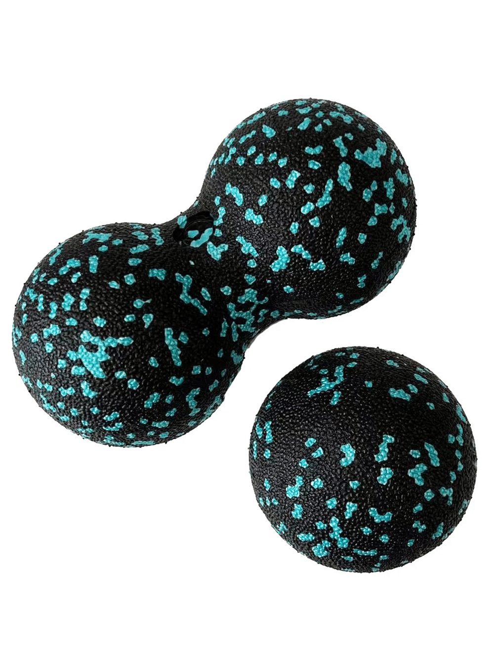 Dual-ball EPP massage set for foot and cervical relief, ideal for fitness and yoga routines. Ergonomic design for deep tissue massage.