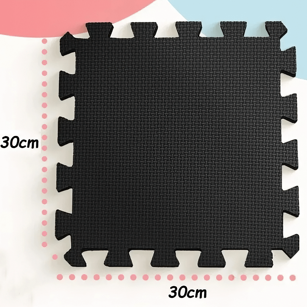 EVA Foam Interlocking Floor Mats for Home Flooring - SF3480 shown with interlocking edges, 30cm size, perfect for gym or playroom use.