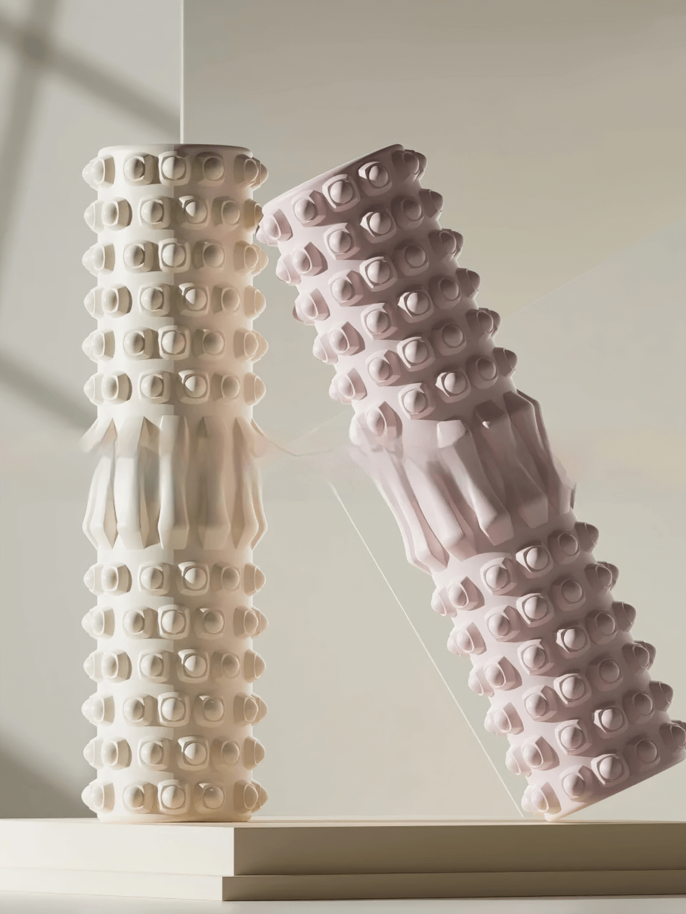 EVA textured massage rollers for deep tissue muscle relief and recovery, featuring durable design for post-workout use - SF3229.