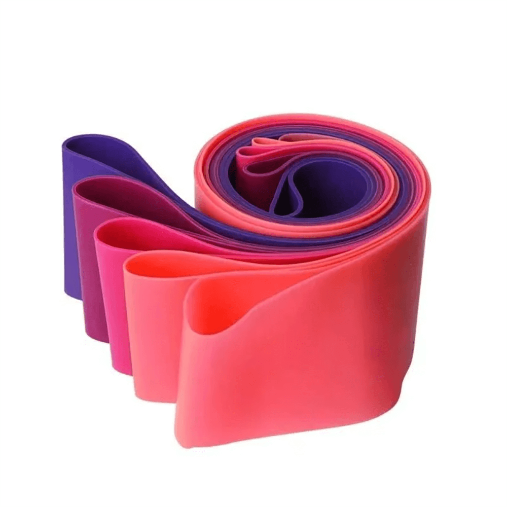 Colorful exercise loop bands set for resistance and strength training, perfect for gym and home workouts. Ideal for all fitness levels.