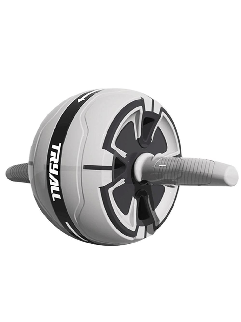 Detachable gym roller for core and abdominal strength training, perfect for home and gym workouts.