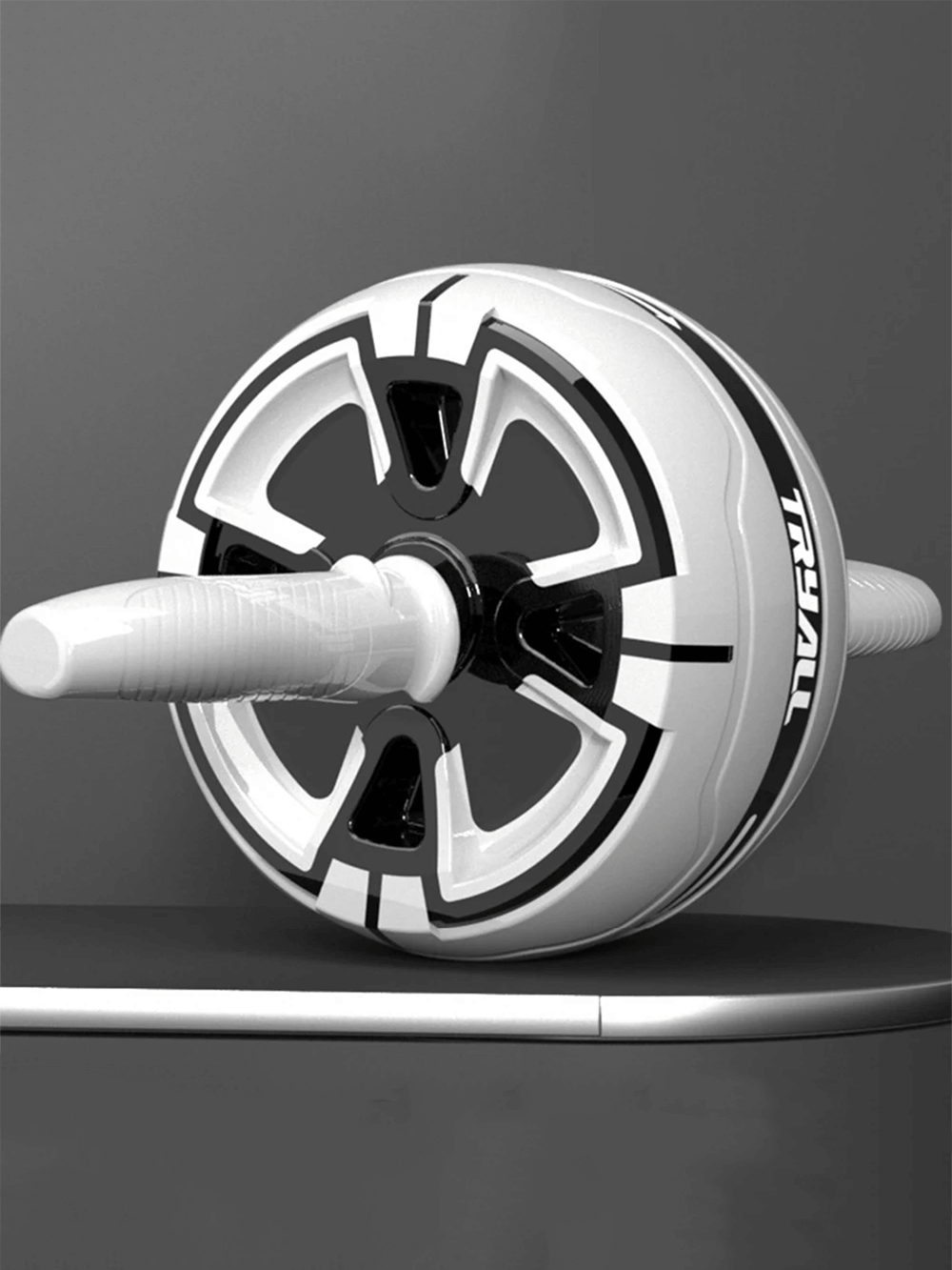 Detachable exercise wheel for strengthening abdominal muscles, ideal gym roller for core workouts. Model SF3232.