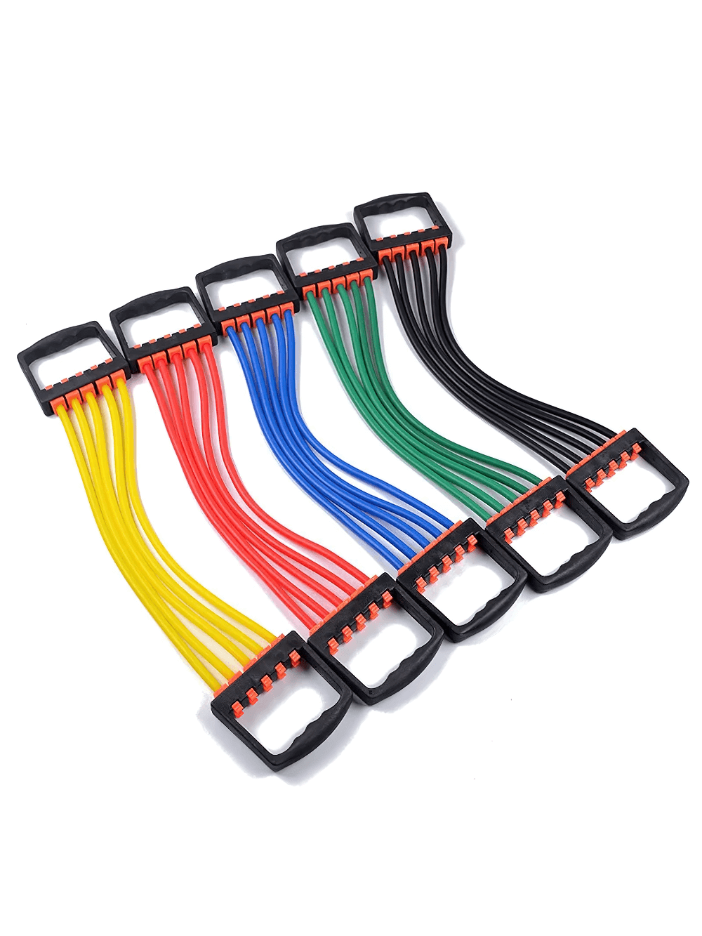 Expander with 5 Resistance Tube Bands for Training - SF3427 in vibrant colors for versatile workouts.