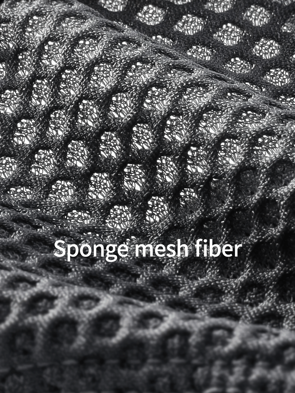 Extra Long Men's Sports Boxer Briefs with Mesh - SF4671 showcasing sponge mesh fiber for optimal breathability.