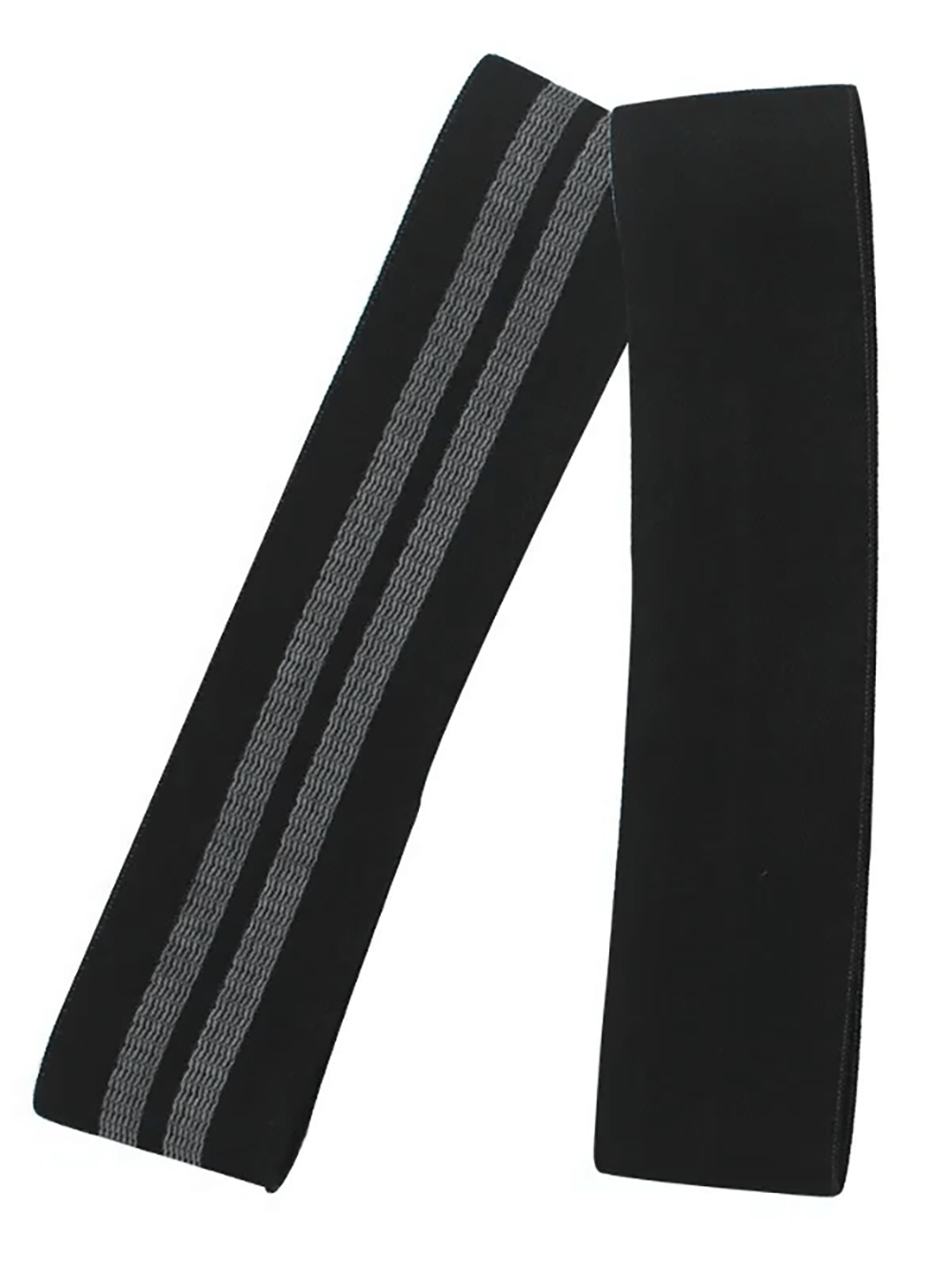 Black fabric resistance hip band for glutes and thighs, perfect for yoga and strength training.