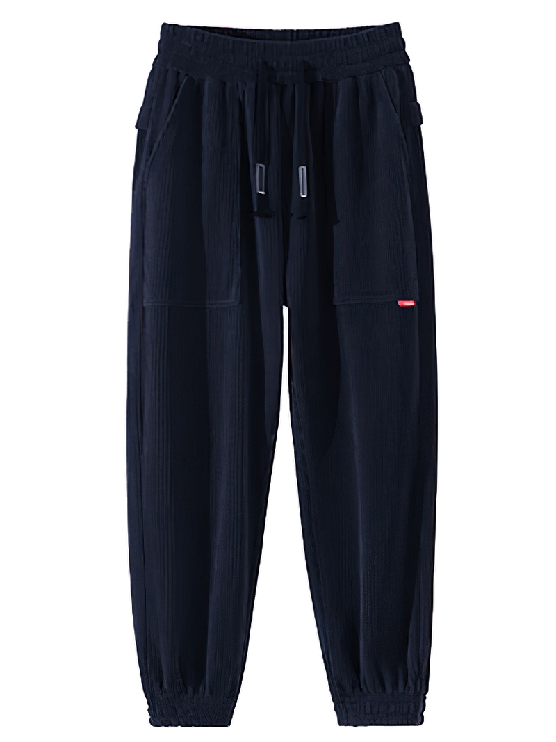 Fashion Elastic Hem Corduroy Sweatpants for Men / Loose Casual Joggers - SF1410