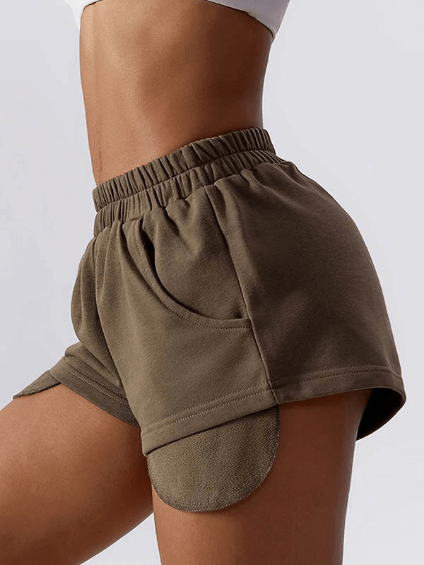 Fashion Ladies Loose Running Shorts with Pockets - SF1796