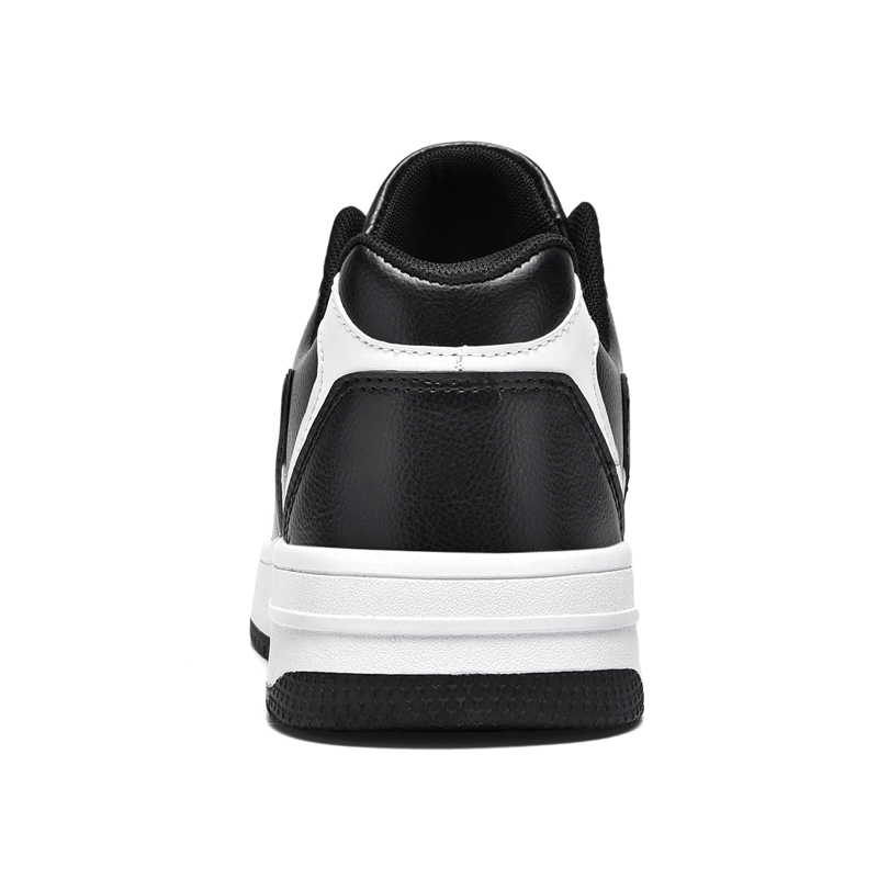 Modische Leder-Walking-Sneaker mit Schnürung / lässige flache Schuhe – SF1467 
