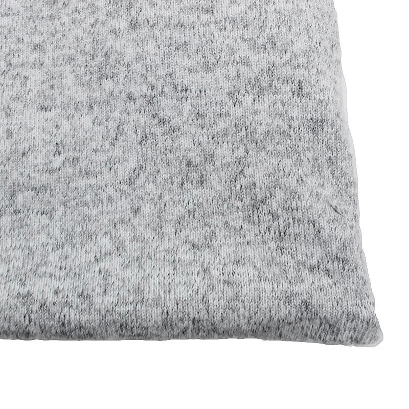 Gray multifunction solid color hat scarf made of polyester and acrylic, perfect for staying warm and stylish.