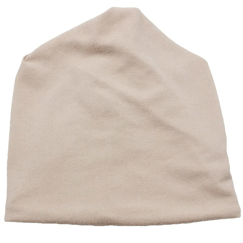 Solid color multifunction hat scarf for women - fashion accessory made of durable polyester and acrylic, breathable and stylish.