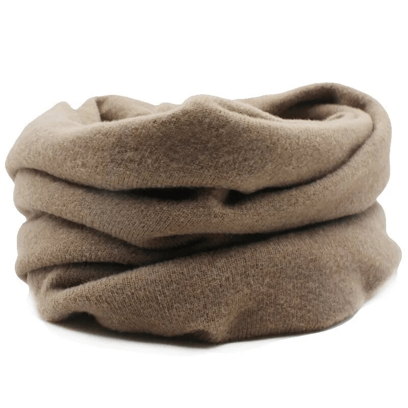 Multifunction Solid Color Hat Scarf for Women, soft and stylish, made of durable polyester and acrylic.