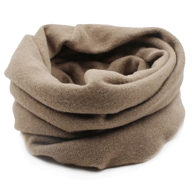 Solid color multifunctional hat scarf for women, stylish unisex design, durable polyester-acrylic, adds flair to any outfit.