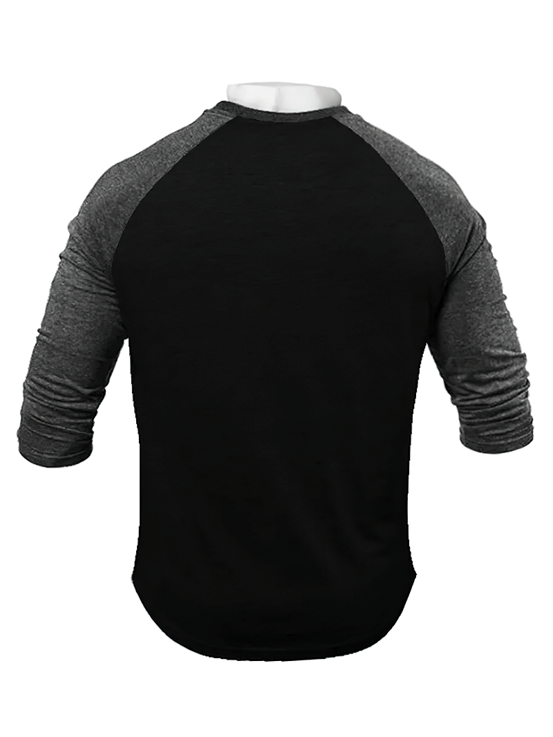 Fashion O-Neck Slim Fit Top with 3/4 Sleeves for Men - SF1611