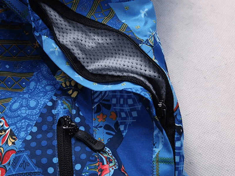 Fashion Waterproof Printed Skiing Jacket for Women - SF1748
