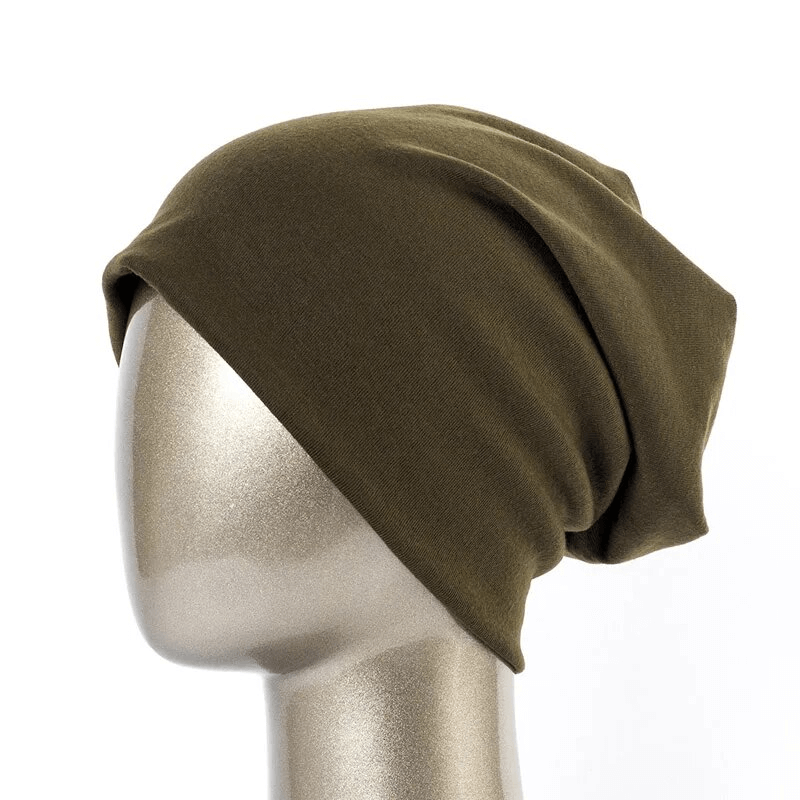 Fashionable Cotton Casual Women's Beanie - SF1699 in solid color, perfect multipurpose accessory for any style. Comfortable fit for women.