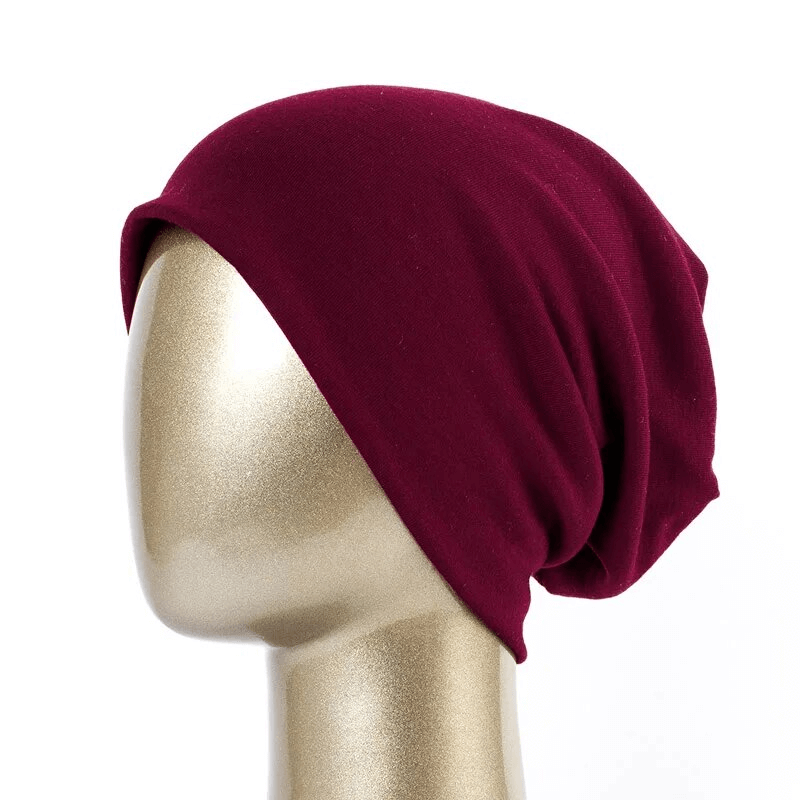 Fashionable cotton casual women's beanie in solid color for a chic, cozy style – perfect for any casual outfit, model SF1699.