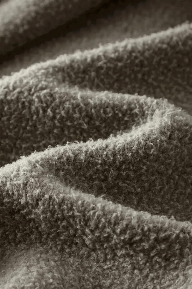 Modischer Fleece-Kurz-Damen-Hoodie mit Reißverschluss - SF1672 